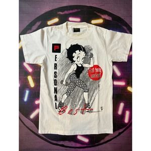 COPY - Vintage 1991 Betty Boop Workout Shirt Size Med Changes Tag